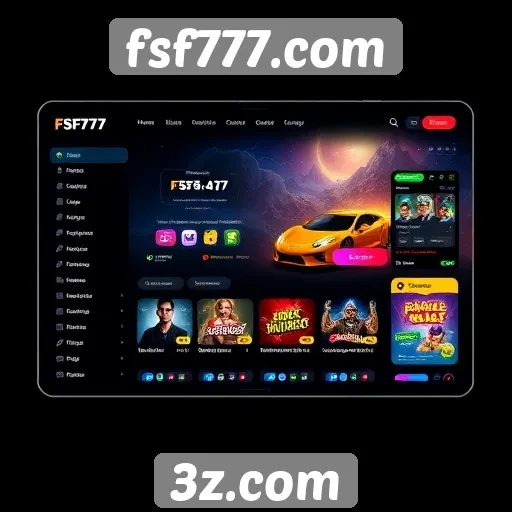 Explorando a interface de usuário do fsf777.com